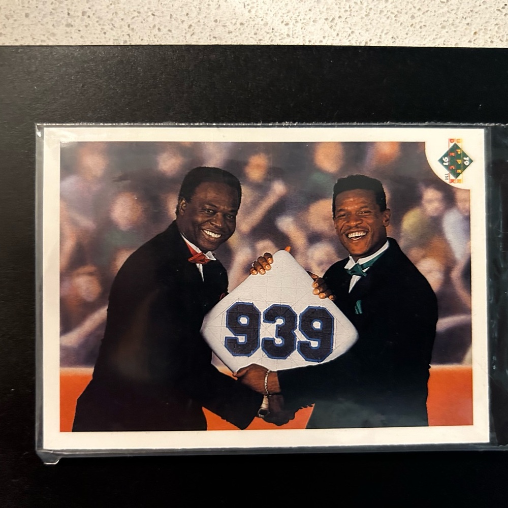 ⚾️RickeyHenderson StolenBaseLeaders “939” (‘91 Upper Deck)